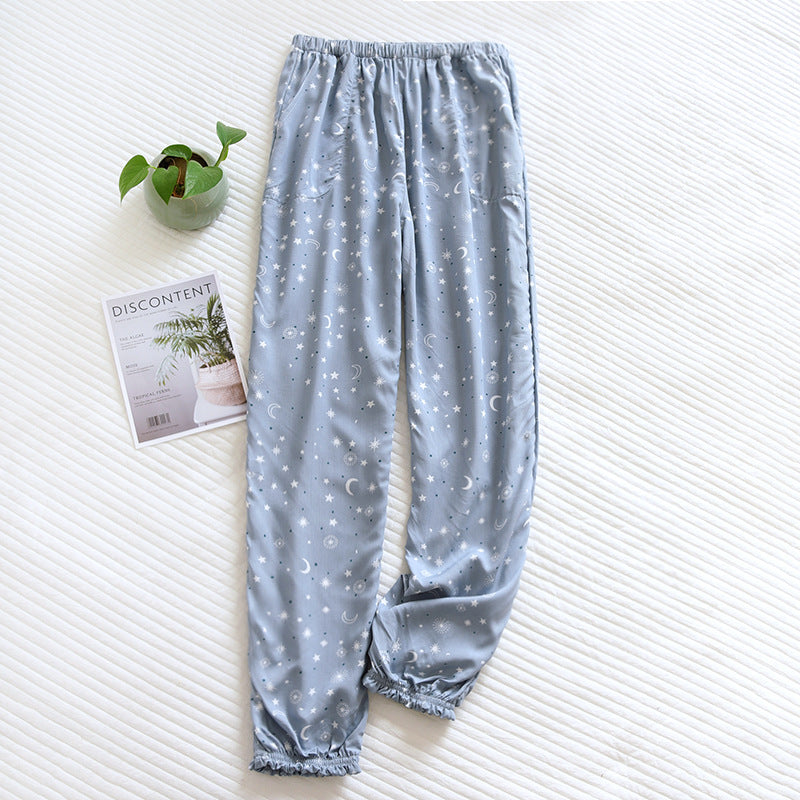 Cloud Cotton Story Women's Floral Pajama Pants - 100% Viscose Loose