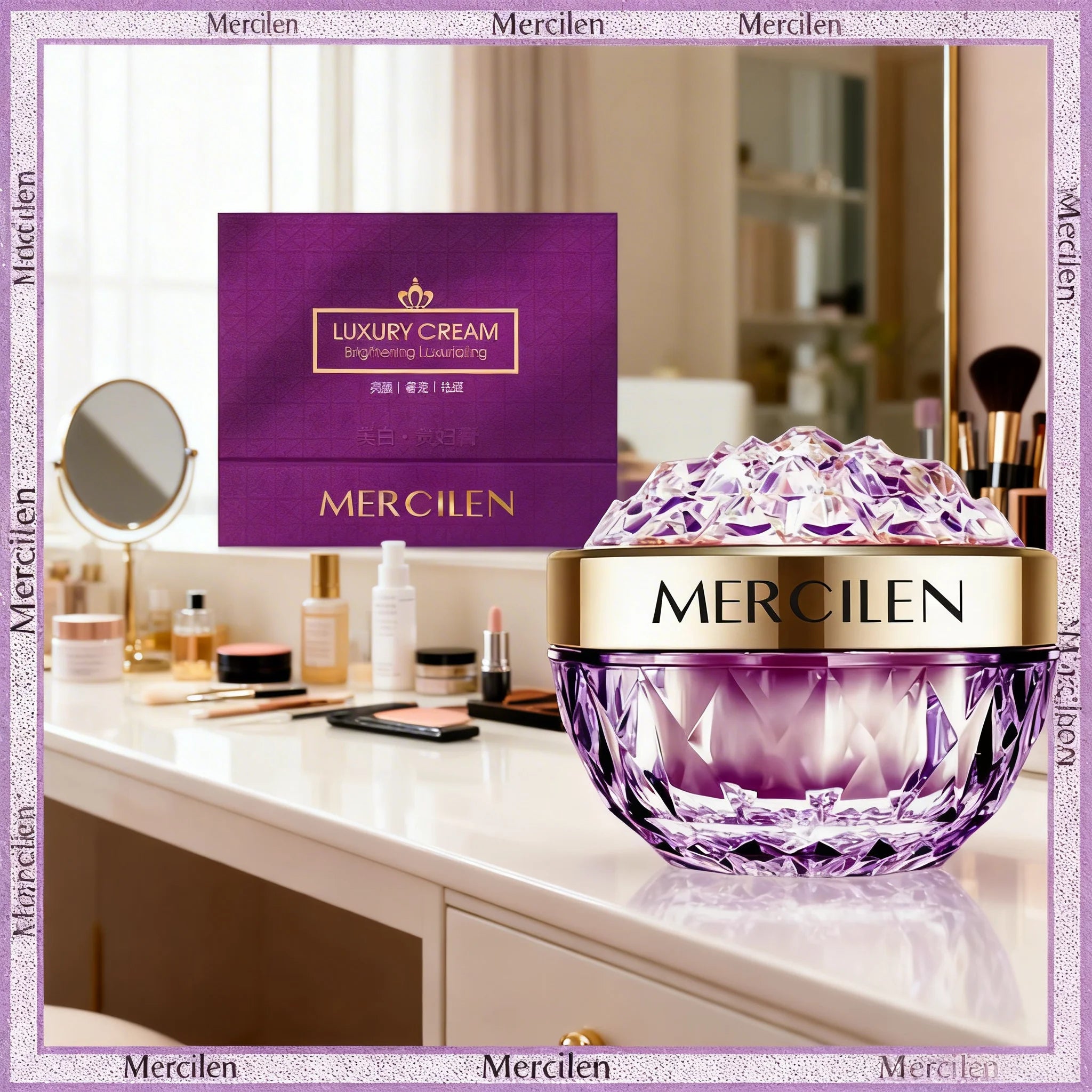 1/2pcs 50g Mercilen Active Collagen Cream Face Cream for Women Moisturizing Reduce Fine Lines Firming Skin Care Facial Products