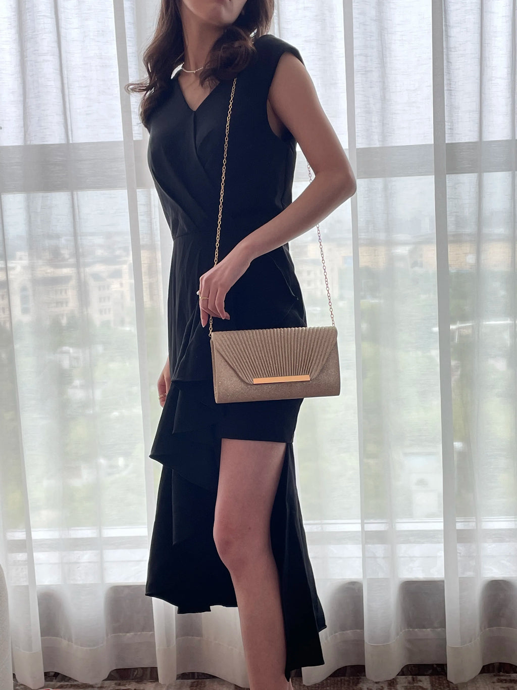 Fashion Elegant Clutch Bag New 2026 Hot Selling Chain Dinner Bag Bride Bridesmaid Lady Handbag Factory Outlet