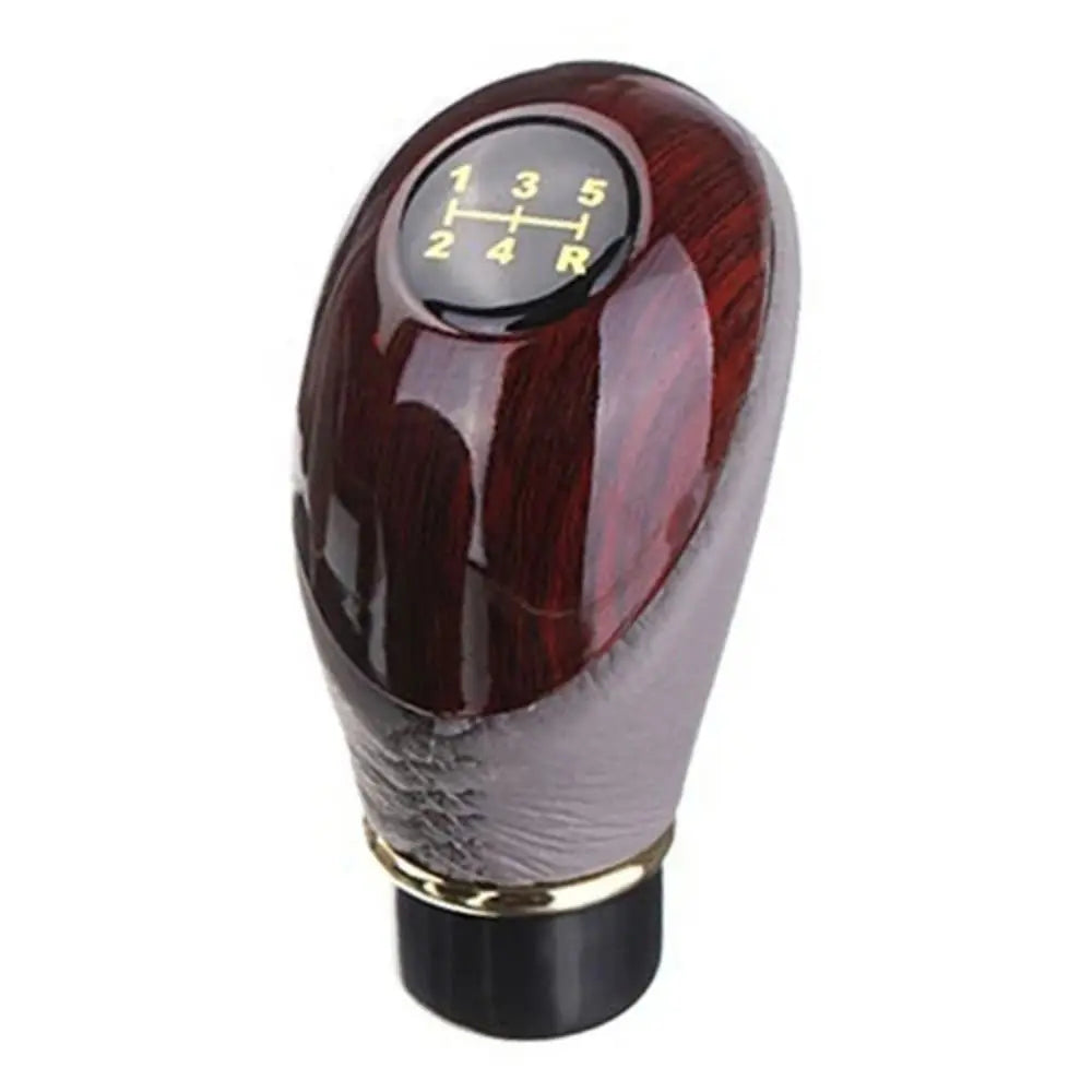Durable Gear Stick Manual 5 Speed Wooden Gear Stick Knob Lever Gear Knob Manual Gear Lever Car Shift Knob Car Accessories