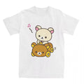 2026 NEW Car Drive Rilakkuma T-Shirt for Men Women Hipster Cotton Tee Shirt O Neck Short Sleeve T Shirt Plus Size Clothing