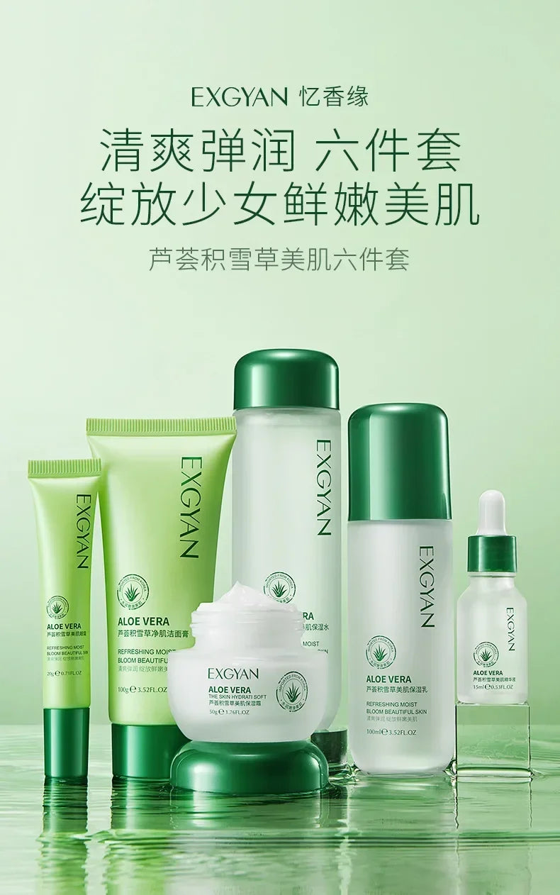 Centella Asiatica Polypeptide 6-Piece Skin Care Set - Moisturizing