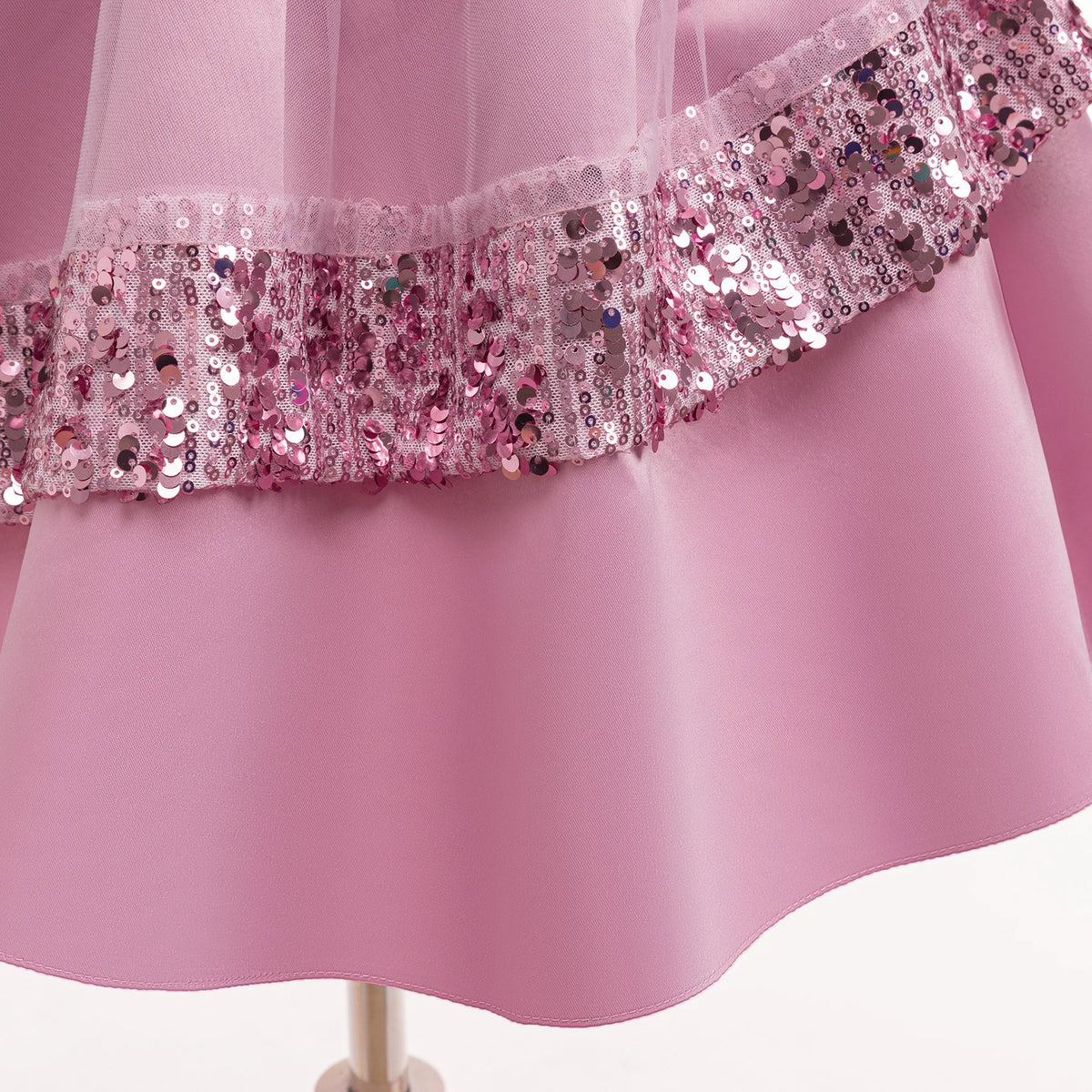 HETISO Princess Dress for Girls Sequined Sleeveless Tutu Gown Children's Fashion Birthday Party Frocks for Ages 2-10