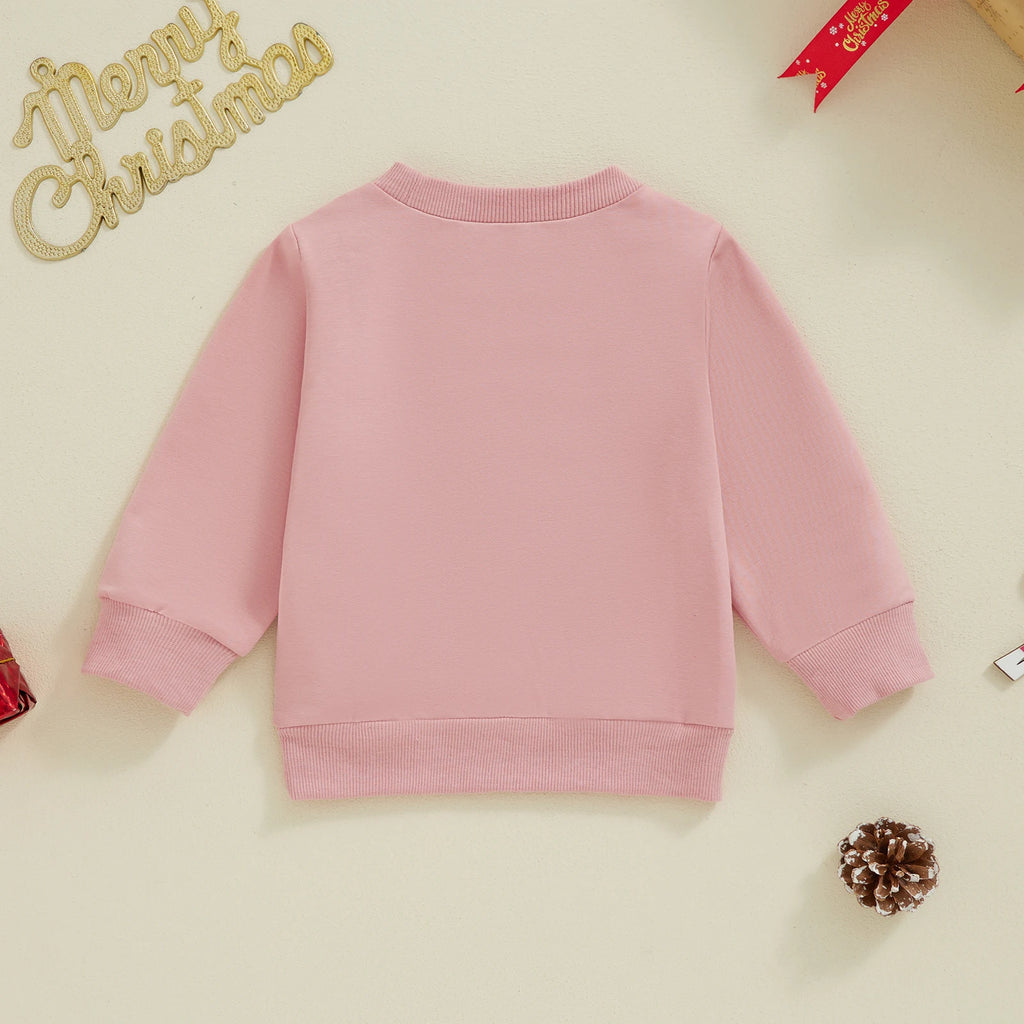 Citgeett Spring Mommy And Me Matching Outfits 0-3Y Letter Embroidery Long Sleeve Pullovers Fall Sweatshirt Tops