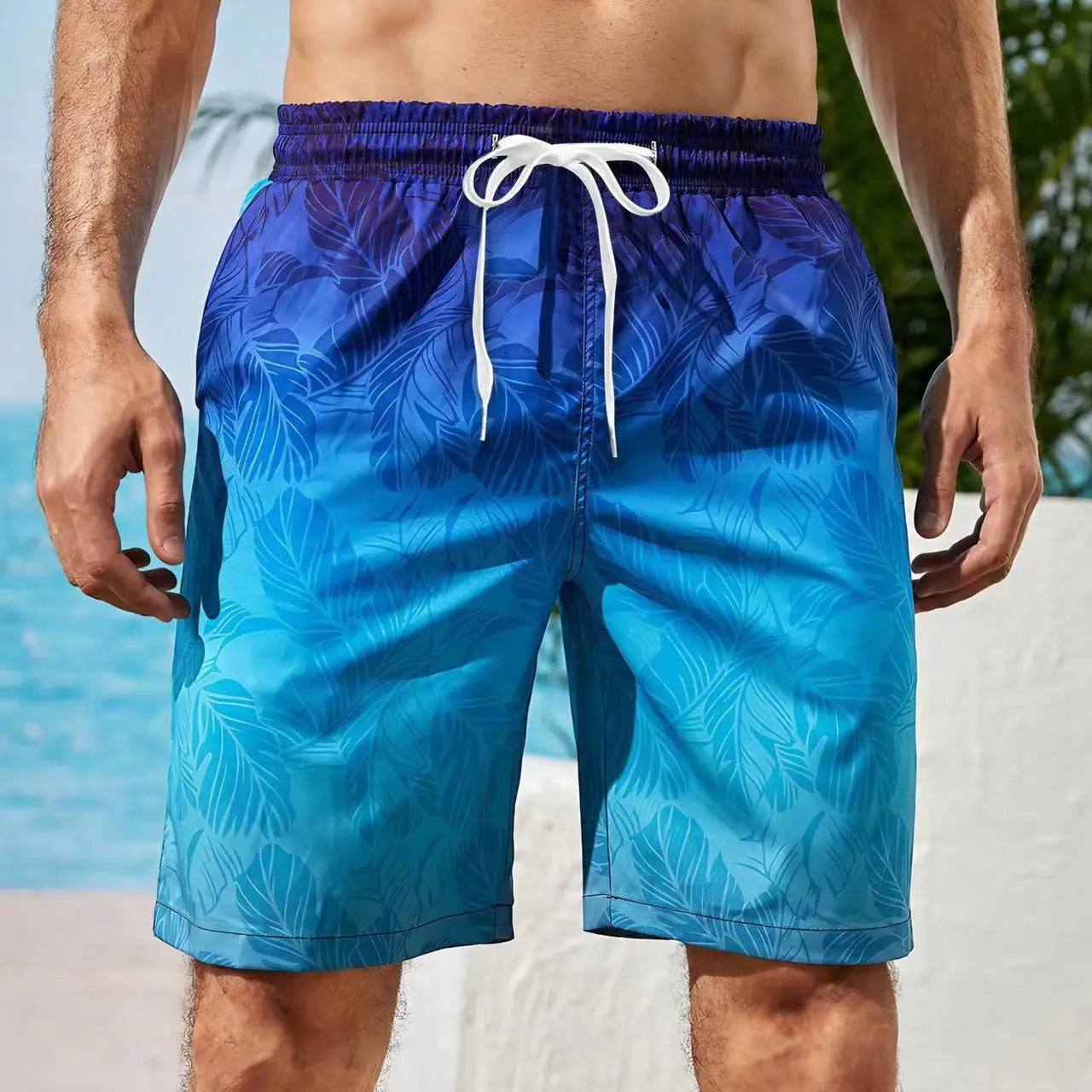 Men Gym Shorts Breathable Mesh Quick Dry For Summer Workout And Beach Sportswear Performance
