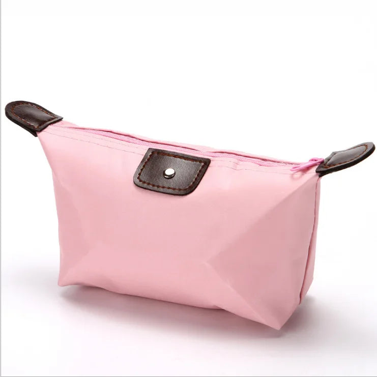 Womens Cosmetic Bag Waterproof Colorful Dumpling Style Travel Organizer Portable Tote For Women