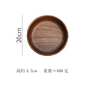 Walnut Wood Boat Bowl - Vintage Decorative Salad and Fruit Bowl