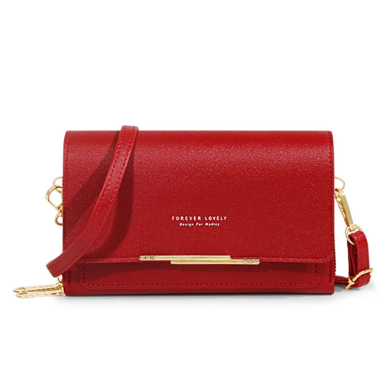 Women Crossbody Bag Fashion Shoulder Messenger Bag Multi-pocket Solid Color Bag Luxury For Ladies Handbag