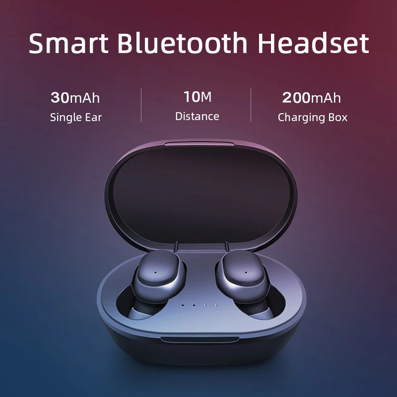 A6s Bluetooth Headset Earphone TWS Sports Headset E7s Touch Mini Wireless Bluetooth Headset 5.0 Touch Touch Headset