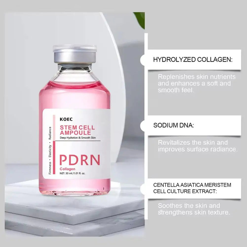 PDRN Salmon DNA Ampoule Face Serum Advanced Deep Repair Skin Barrier Serum For Face Firming Brightening Facial Skin Care 30ml