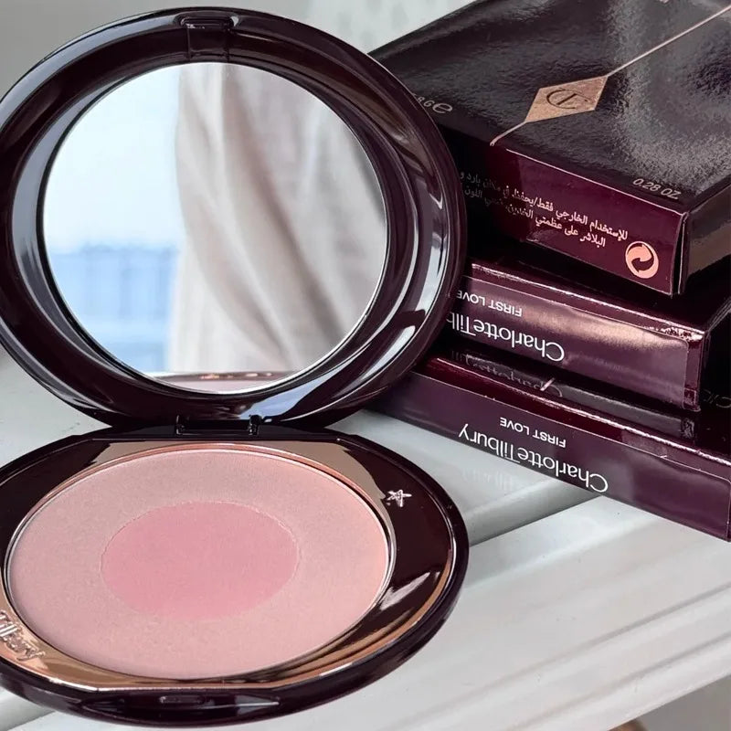 Charlotte Tilbury PILLOW TALK Series Soft Heart Double Color Powder Blusher Color Plate Hot Color Code First Love Sex on Fire