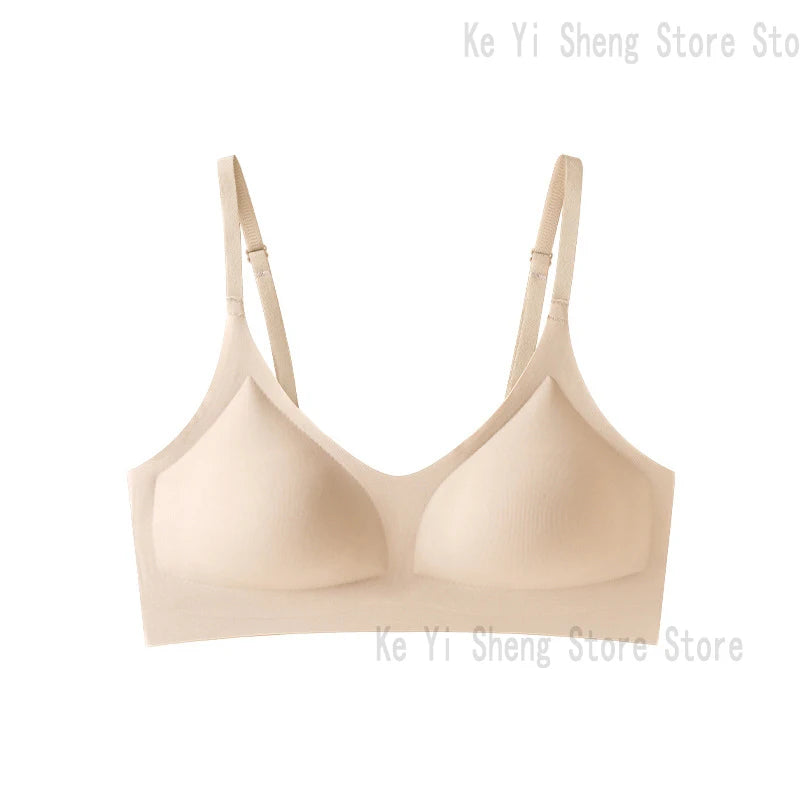 Women'S'S Bra, Seamless Underwear, Large Breasts, Small Breasts, Gathering, Thin Semi-Fixed Cup, Beautiful Back Bra, Sexy