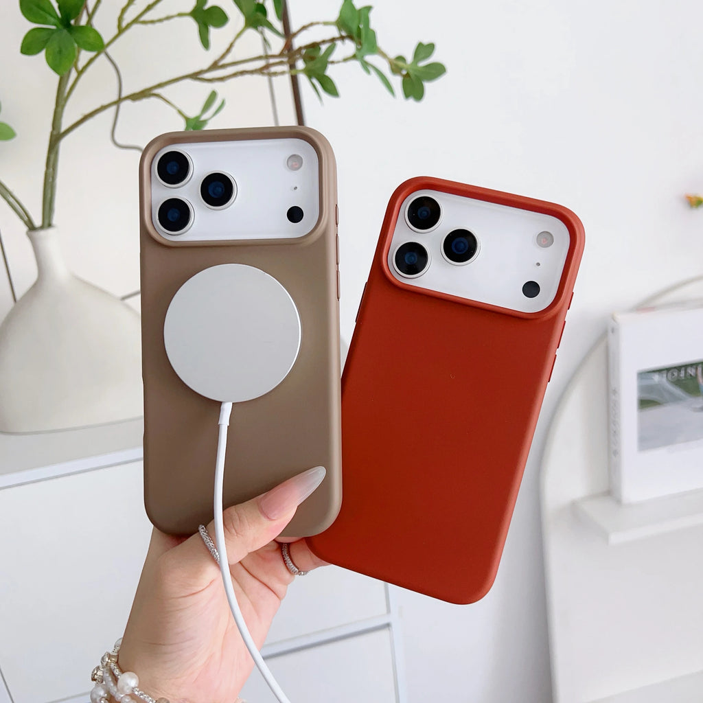 Original Liquid Silicone For Magsafe Magnetic Case For iPhone 17 Air 16E 16 15 14 Plus 13 12 Pro Max 11 Silky Smooth Soft Cover