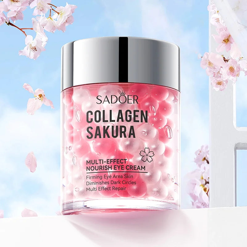 SADOER Sakura Eye Cream for Dark Circles and Wrinkles - Moisturizing