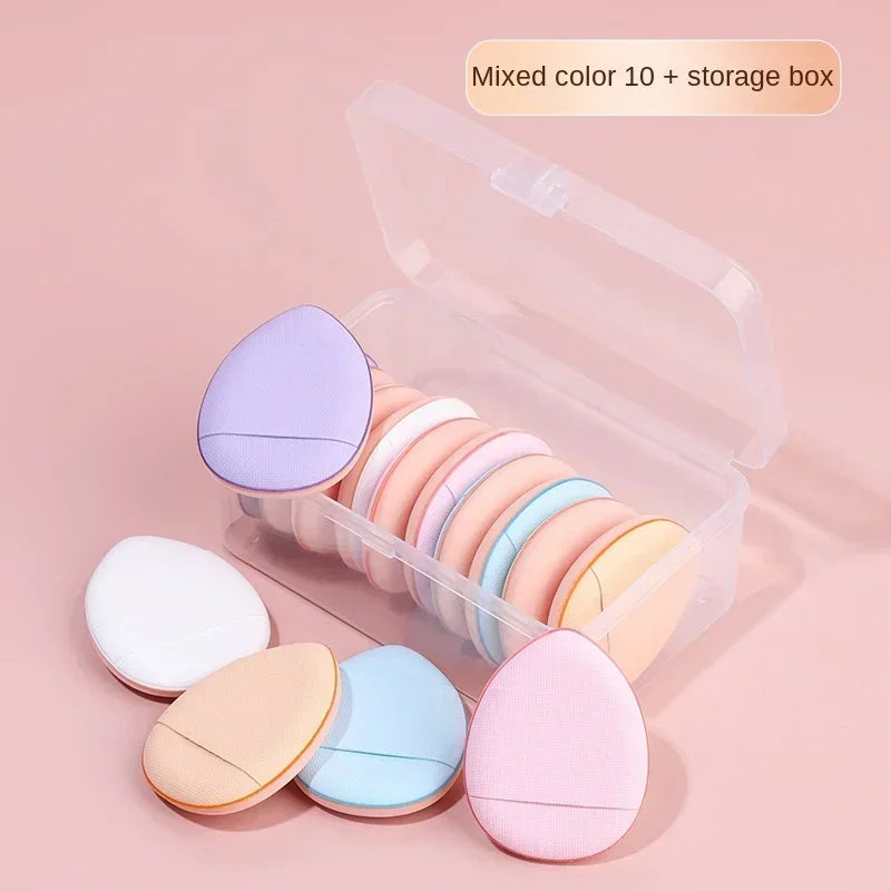 Mini Finger Puff Sponges 10Pcs Set For Flawless Foundation And Concealer Application For Beginners