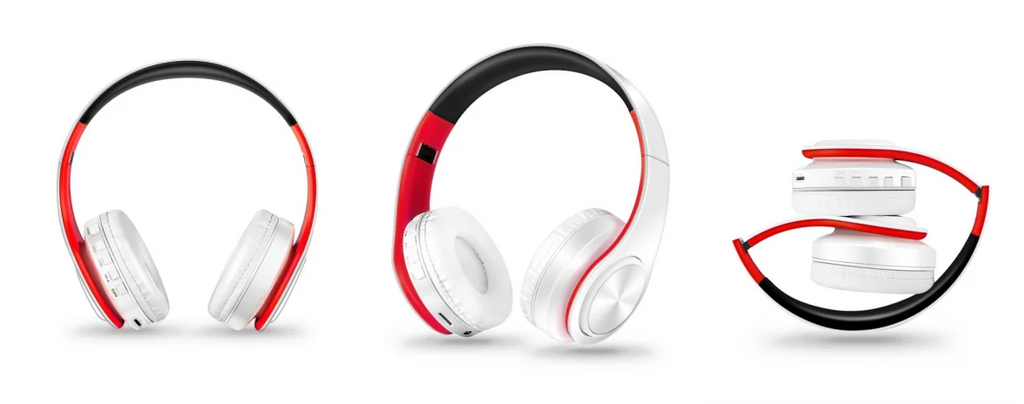 Auriculares inalámbricos dorados para hombre, audífonos estéreo con Bluetooth y micrófono incorporado, universales para Android e iOS