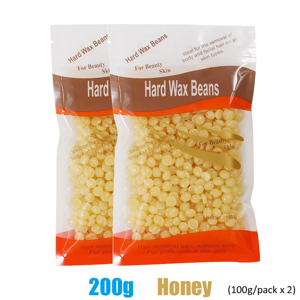 1000g/200g/50g Painless Hot Film For Body Hairs Removal Beans Hard Waxing Wax Beans Waxing Machine Bikini Face Legs Hair