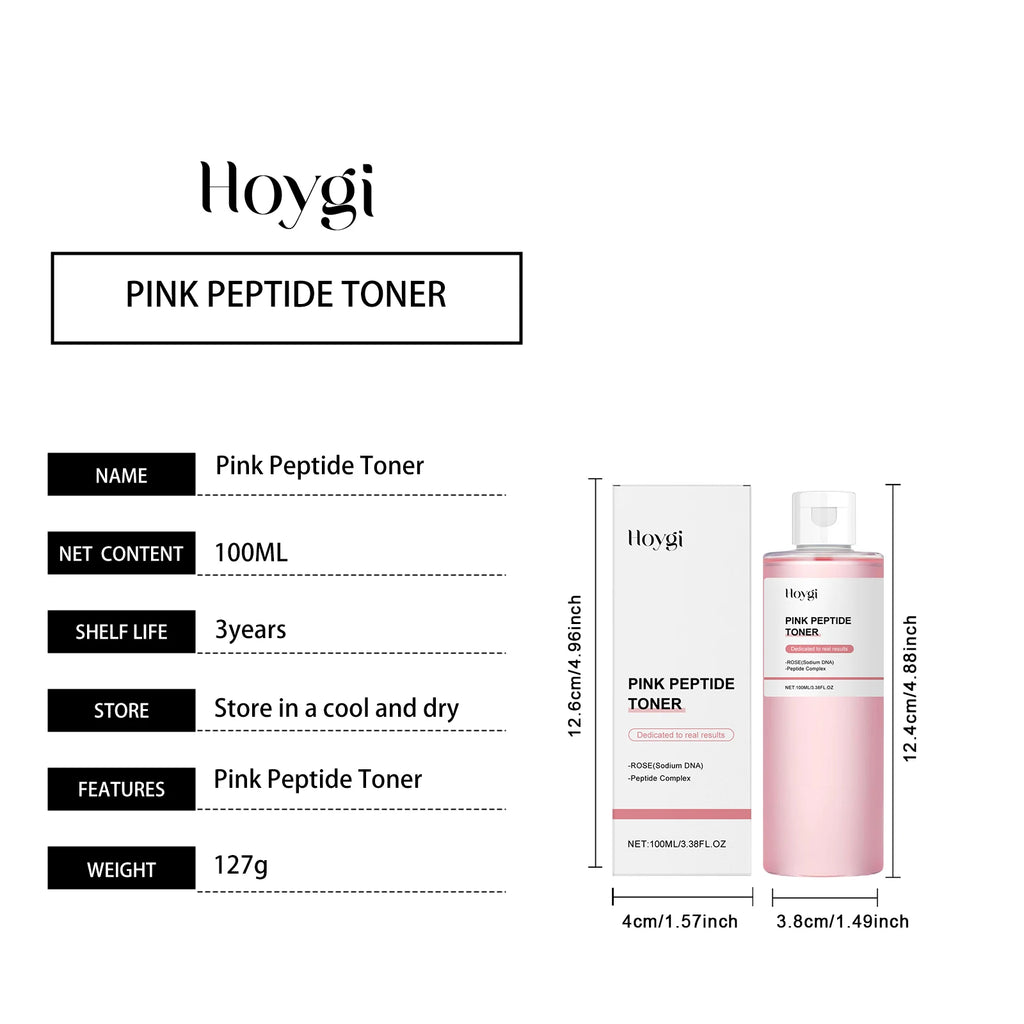 Rose Essence Toner Glowing Skin Soothing Moisturizing Refreshing Conditioning Nourishing Brightening Facial Pink Peptide Toner