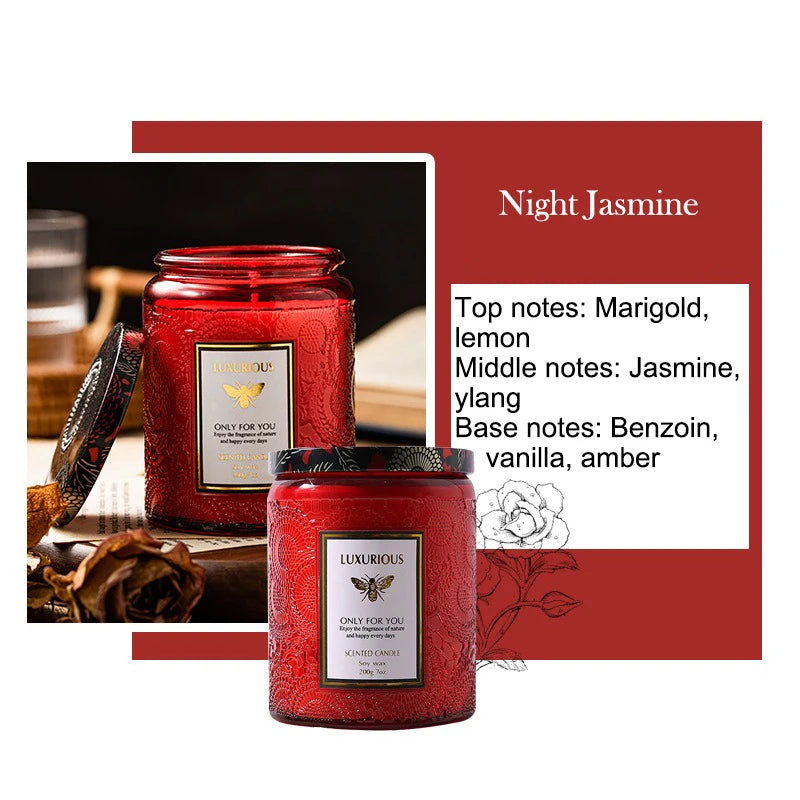 7 oz Natural Soy Scented Candle – Aromatherapy Jar Candle for Home Decor & Gifting