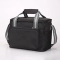 Bolsa Térmica Aislada Grande Negra Impermeable Antifugas Engrosada de Mano/Hombro para Picnic al Aire Libre
