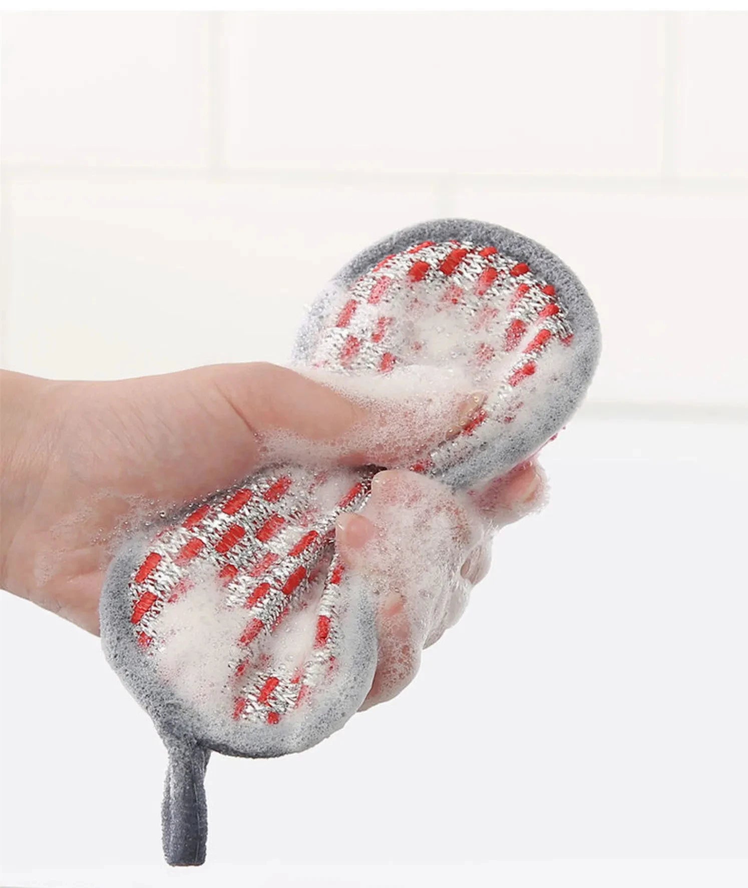 Esponja de limpieza de cocina, esponja de doble cara, estropajos para lavar platos, estropajo, paño de cocina, herramientas de limpieza de cocina