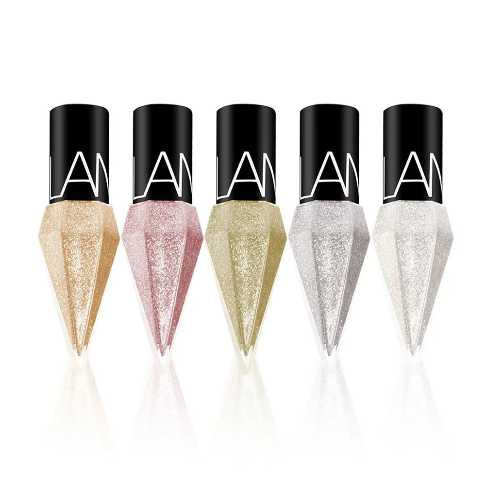 Liquid Eyeliner Professional Shiny Eye Liners Cosmetics for Women Pigment Silver Rose Gold Color Liquid Glitter Eyeliner