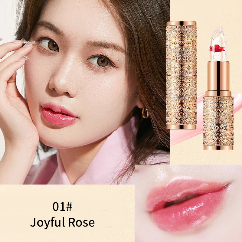 Crystal Color-Changing Petal Lipstick - Moisturizing Lip Balm 3.5g