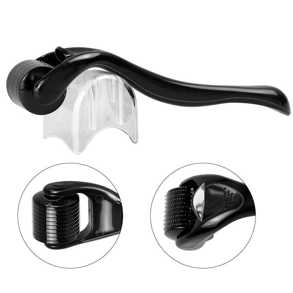 0.2/0.25/0.3mm 540 Microneedles Derma Roller for Hair Beard Grow Facial Skin Care Cosmetic Beauty Instrument for Women and Man