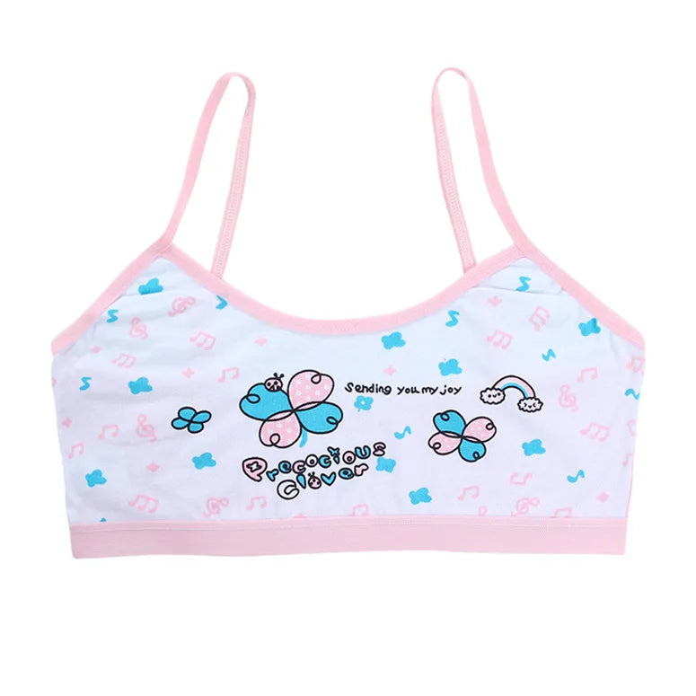 1/3pcs Teenage Girls Tank Tops Kids Training Bras Vest Underwears Student Purbery Singlets Children Camisole Bras Undershirts