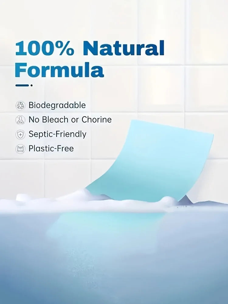 Powerful Limescale Remover Floral Scent Toilet Cleaning Tablets Long Lasting Fragrance Bathroom Bowl Odor Eliminator Household