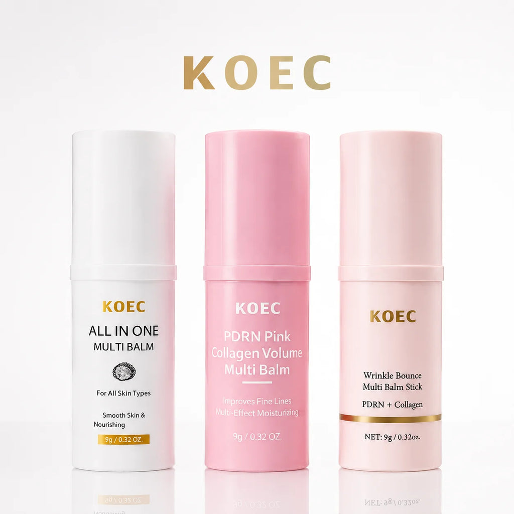 KOEC Multi Balm Stick Nourishing Smoothing Anti Wrinkle Hydrating Face Neck Local Repair Solid Skincare Stick Full Skin Type
