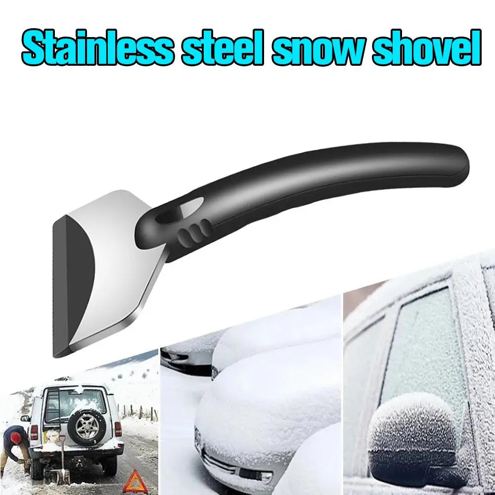 2Pcs Multifunction Car Snow Shovel Winter Windshield Defrosting Ice Scraper Tool Glass Snow Removal Tools Auto Accessories