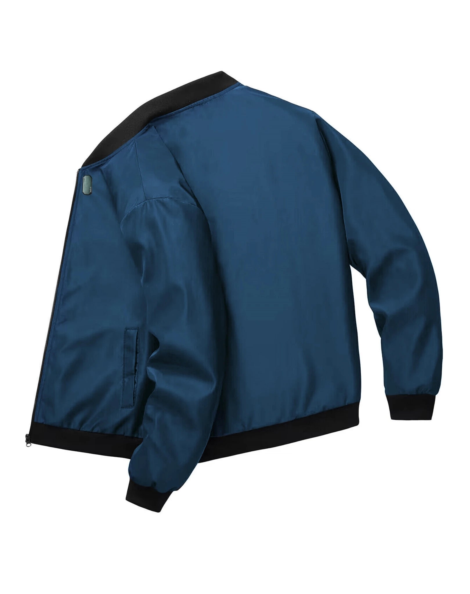 Mens Lightweight Baseball Collar Jacket For Spring And Fall Casual Thin Coat Trendy Business Wear