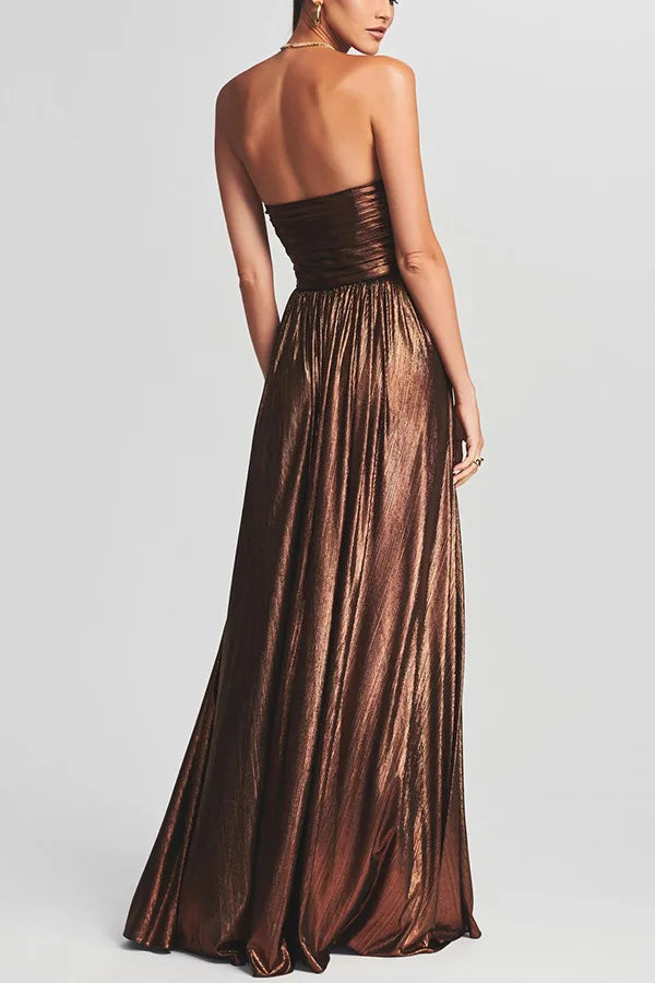 Sexy Sleeveless Backless Long Dresses For Woman Evening Party Solid High Fork Maxi Dress Vestidos Growns Nightclub