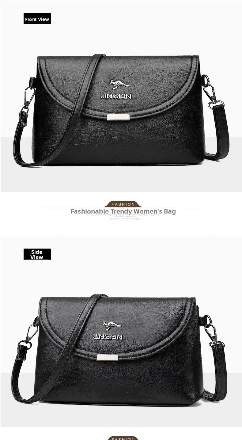 Fashionable High-End Feelings Women's Crossbody Bag Casual Versatile Single Shoulder Bag Large Capacity Mom Bag Shopping Stre...