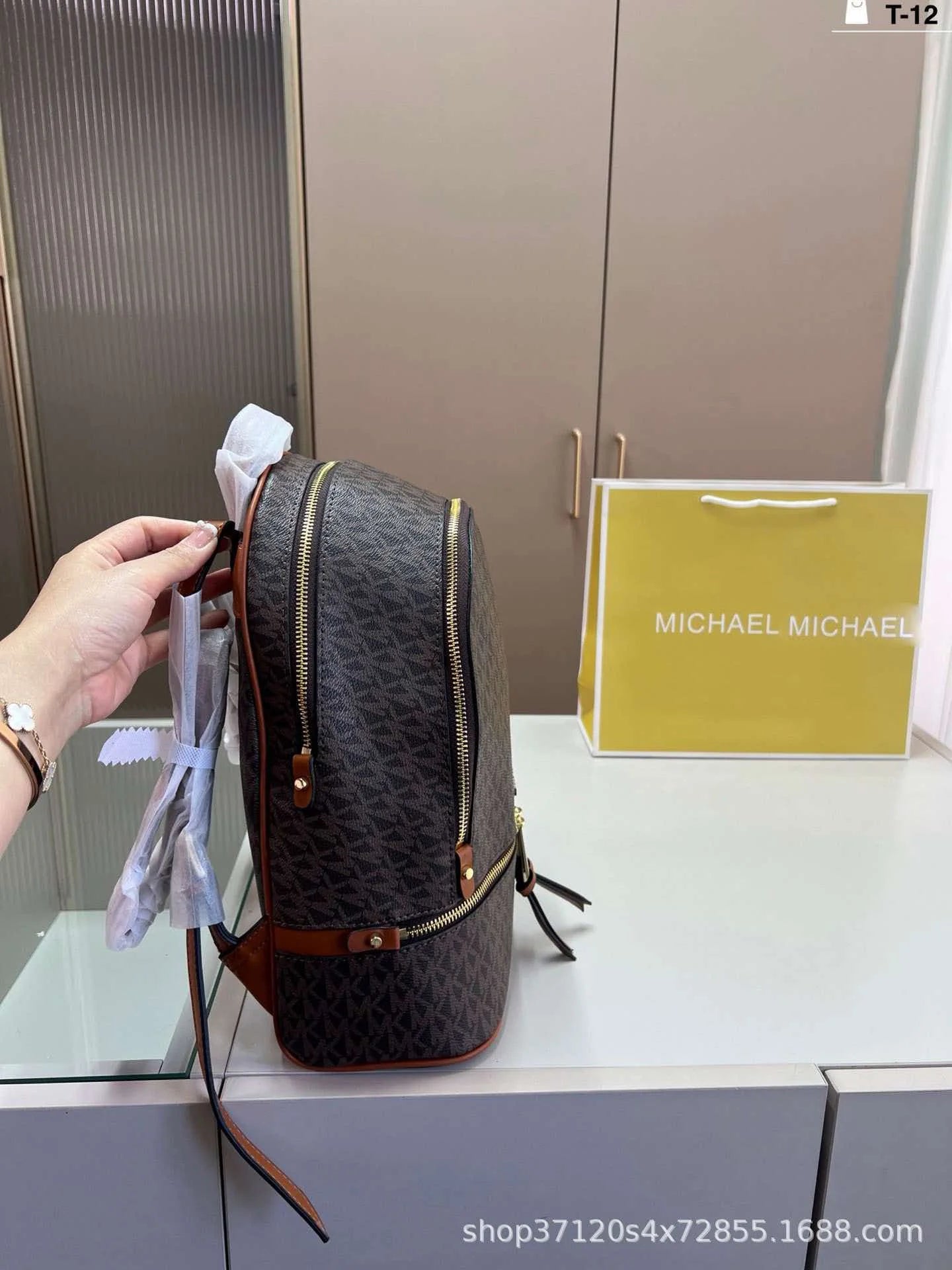 Michael Kors Jet Set 2026 High-Quality Fashion Luxury Women's Backpack