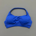 Women Sports Bra Seamless Halter Yoga Clothes Removable Cups Women Workout Clothing Gym Backless Bra Running Workout Tops