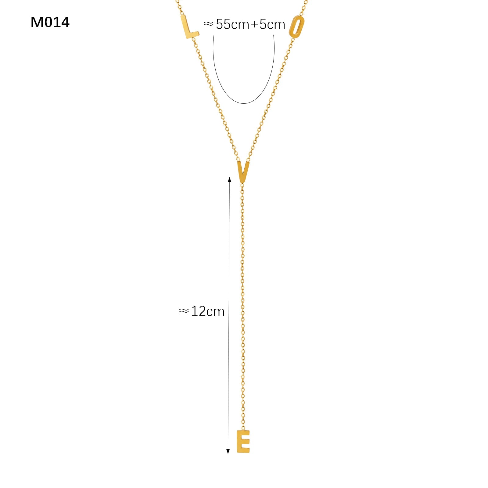 Multi Models Long Tassel Necklaces In Stainless Steel With 18K Gold Plated Waterproof Non Tarnish Chains Necklace For Women'S
