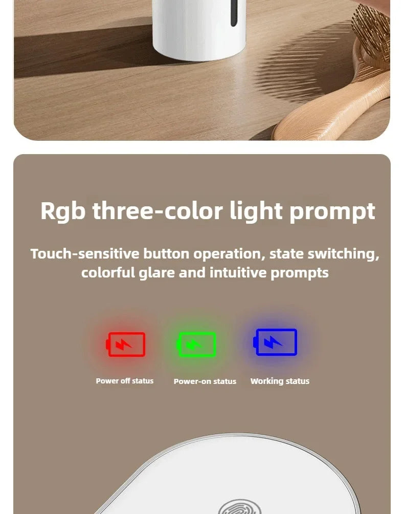 2026 Nuevos dispensadores automáticos de jabón en espuma para baño, máquina inteligente de lavado de manos con carga USB, material ABS blanco de alta calidad