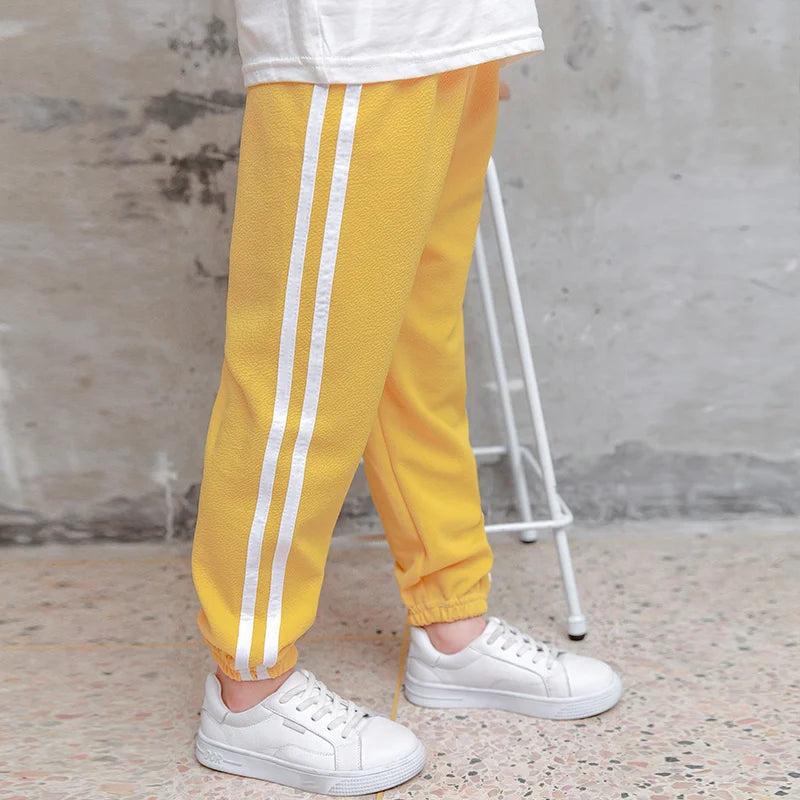 Tinoluling Kids Sport Trousers - Unisex Summer Athletic Pants
