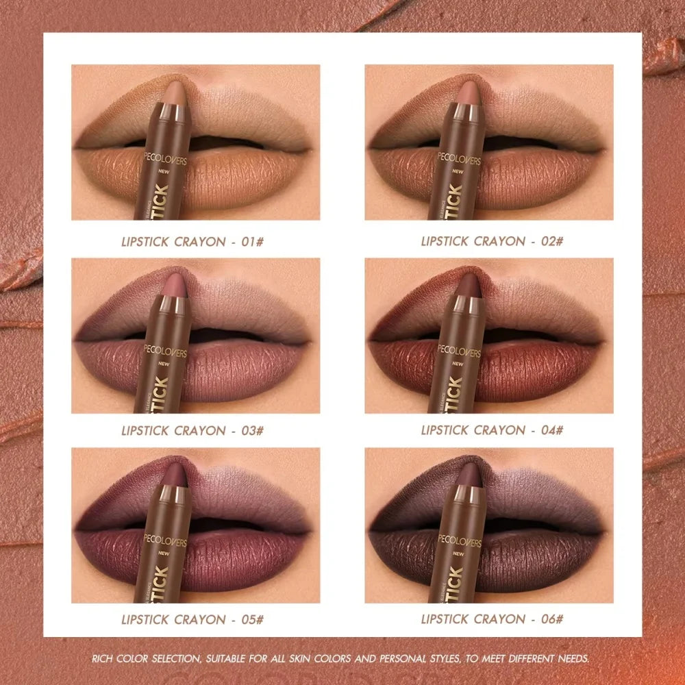 Fine Tip Lip Sexy Brown Red Lipstick Liner Pen Soft Mist Matte Lip Crayon Pencil Lip Contouring Lipliner Outline Tint Cosmetic