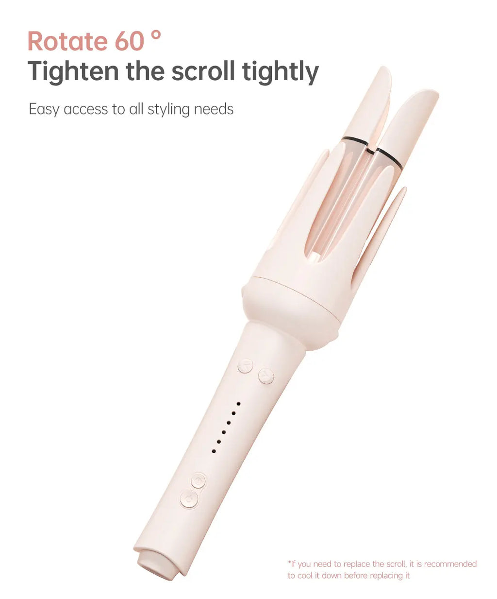 Auto Curling Iron Professional 3 Speed Rotary Hair Curler Ceramic Heated Styling Wand with Negative Ion Hair Care Styling Tools