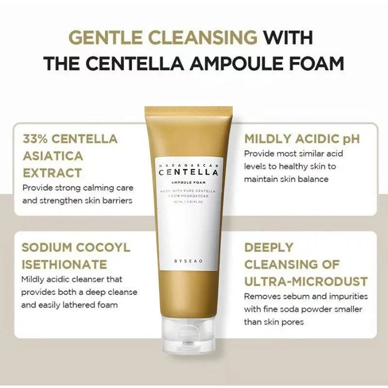 Centella Face Refreshing Foaming Cleanser 125ml - Deep Cleansing Foam