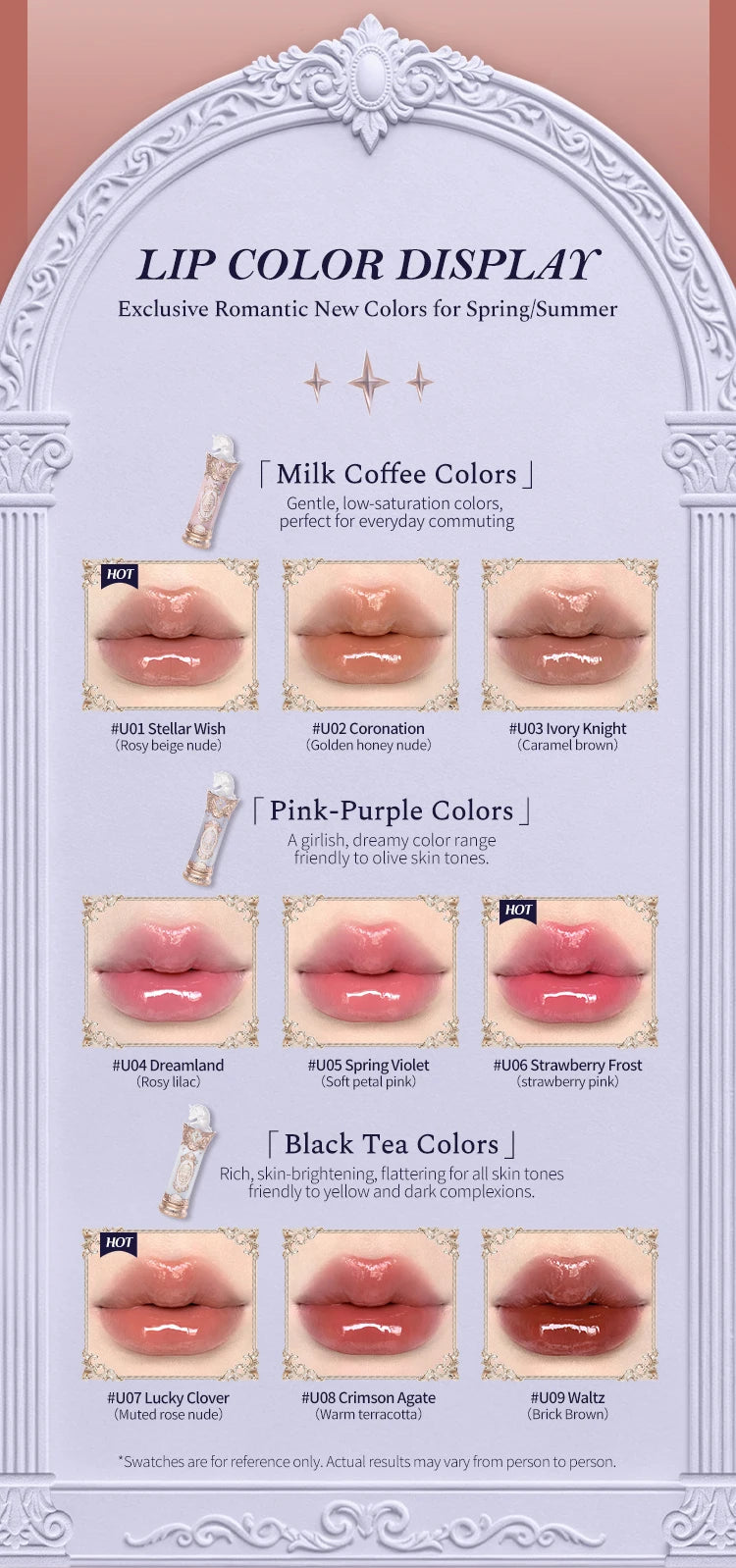 [NEW]Flower Knows Knight Unicorn Collection Glazed Lipstick