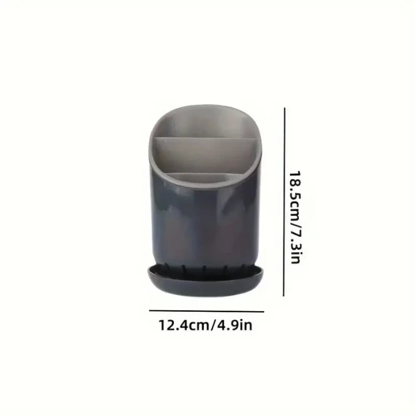 1PC Soporte de Almacenamiento de Plástico Estante de Secado de Cocina para Vajilla Cuchillo Cuchara Tenedor Contenedor de Drenaje Organizador Herramienta de Mesa