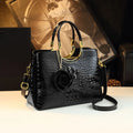 Elegant Leather Crocodile Pattern Wedding Handbag for Women Suitable for Bridal Events And Cheongsam Outfits European Vintage...