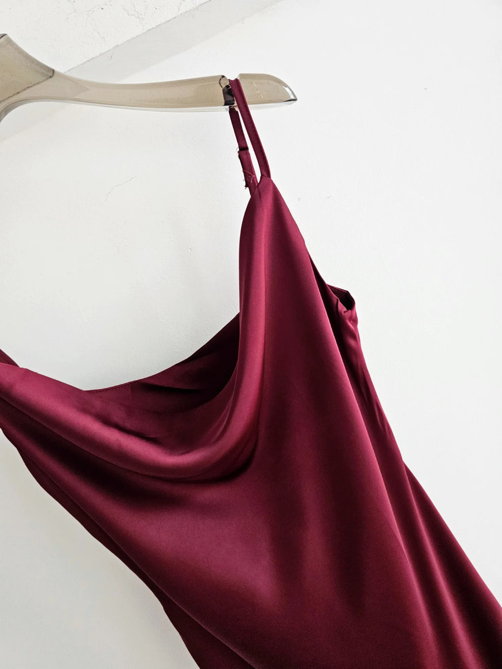Acetate Satin Long Dress Women's Vacation Gown U-Neck Strapless Luxury Elegant Draped Skirt Three-Dimensional Effect Dyed