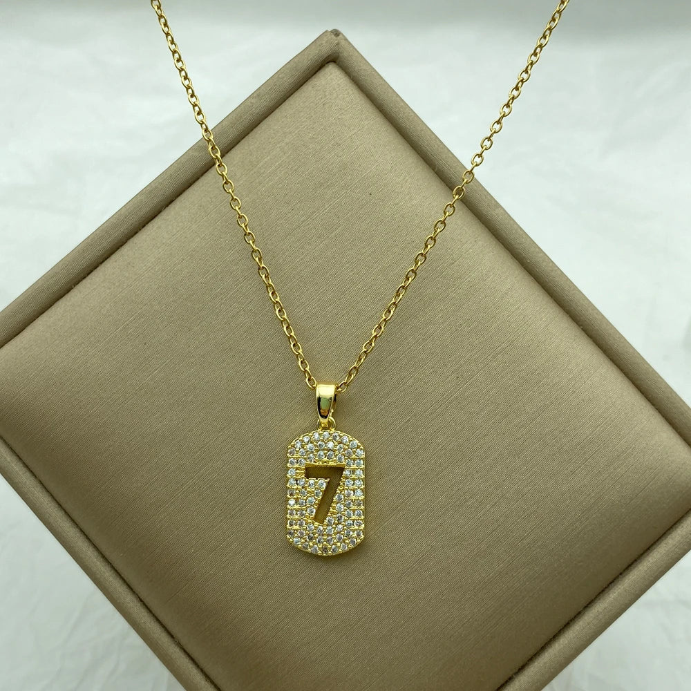 18K Gold Plated Stainless Steel Necklace for Women Copper Pendant Necklace Gold Plated Heart Butterfly Zircon Jewelry