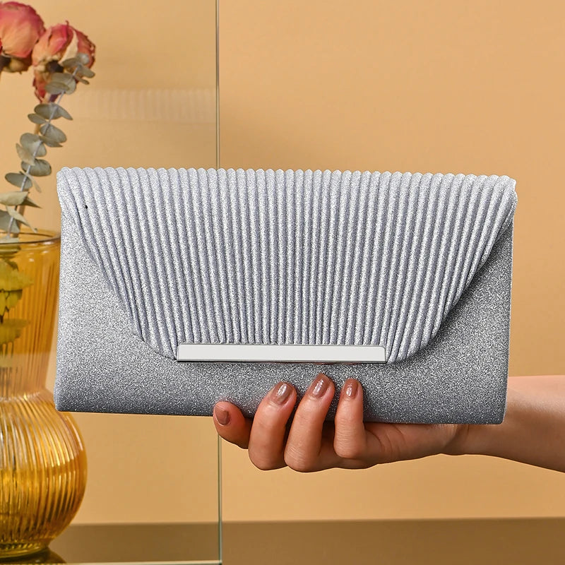 Fashion Elegant Clutch Bag New 2026 Hot Selling Chain Dinner Bag Bride Bridesmaid Lady Handbag Factory Outlet