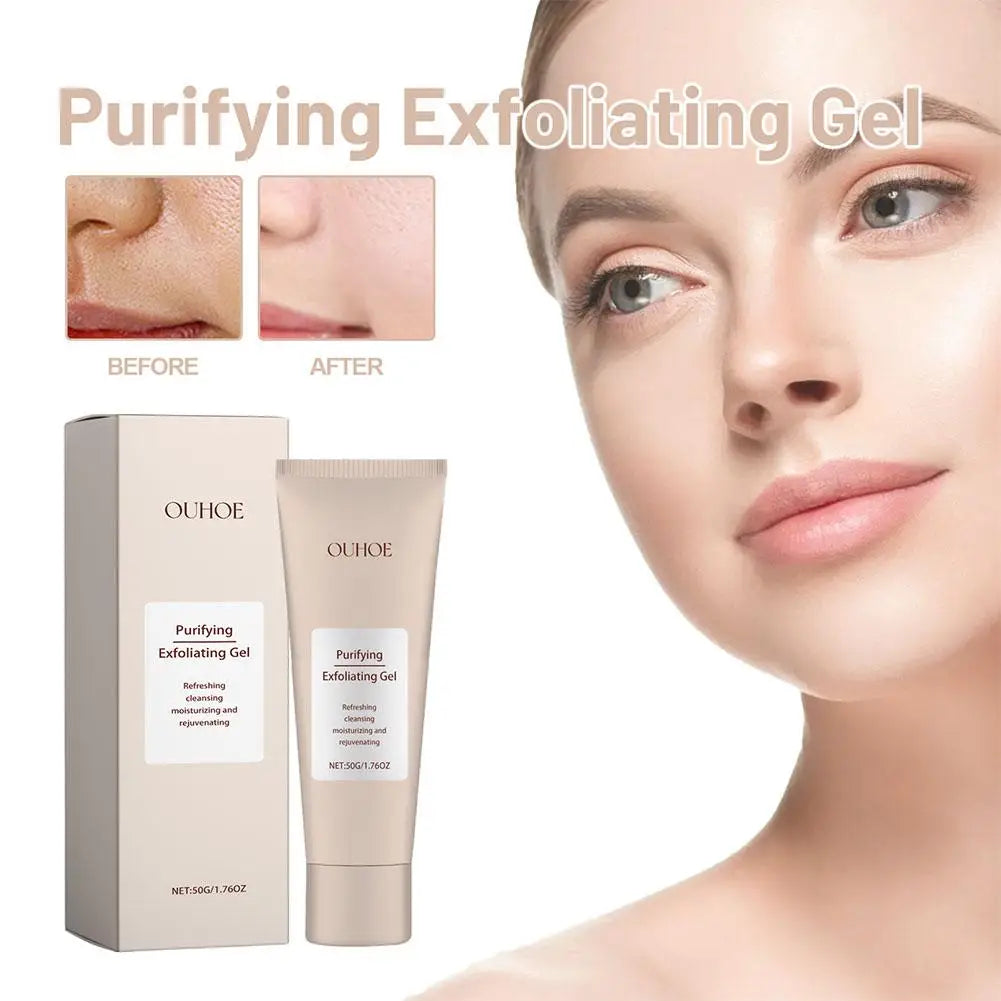 OUHOE Purifying Exfoliating Gel - Pore Refining Face Scrub 50g